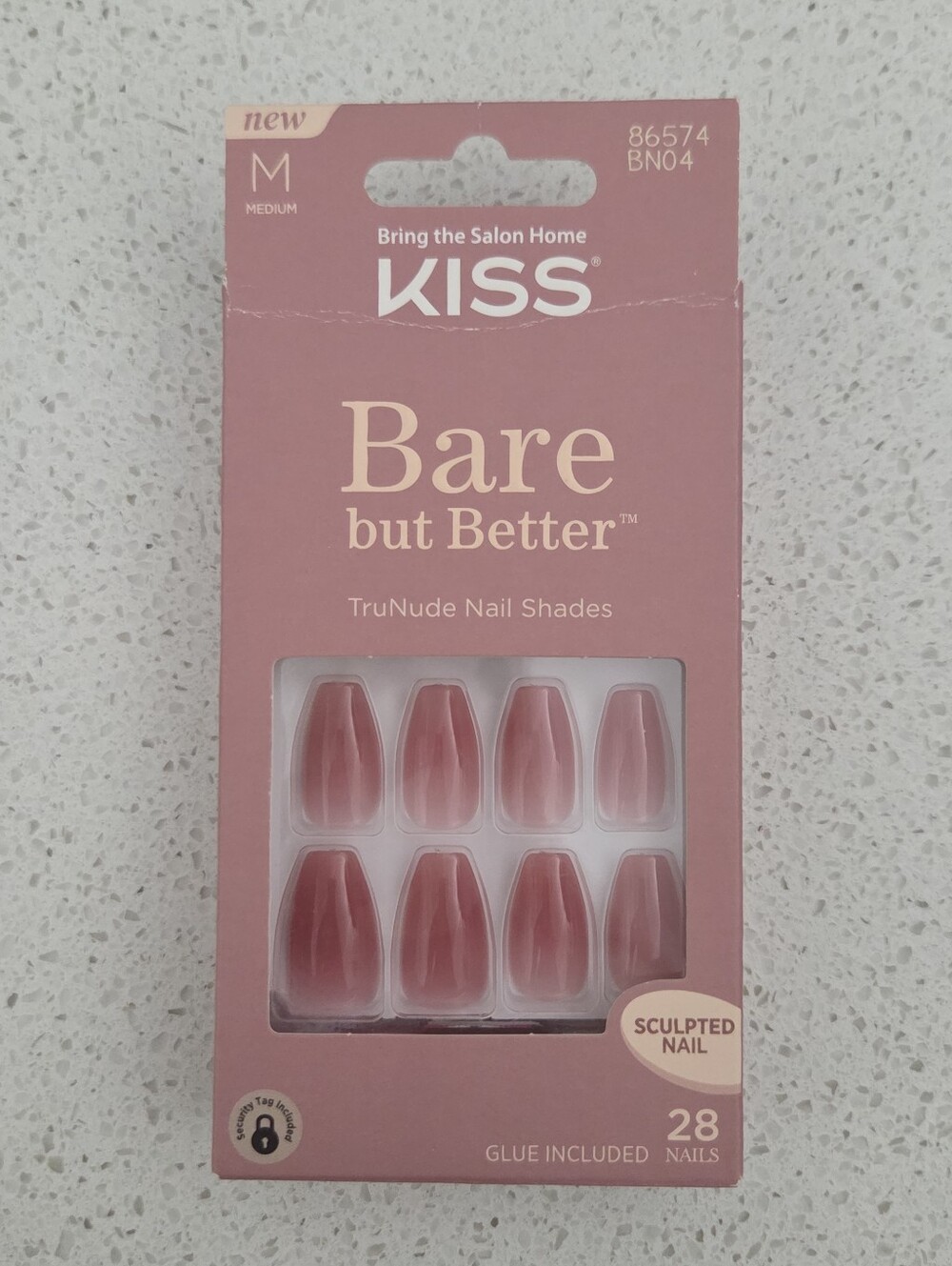 KISS Bare but Better TruNude Sculpted Nails - Pink